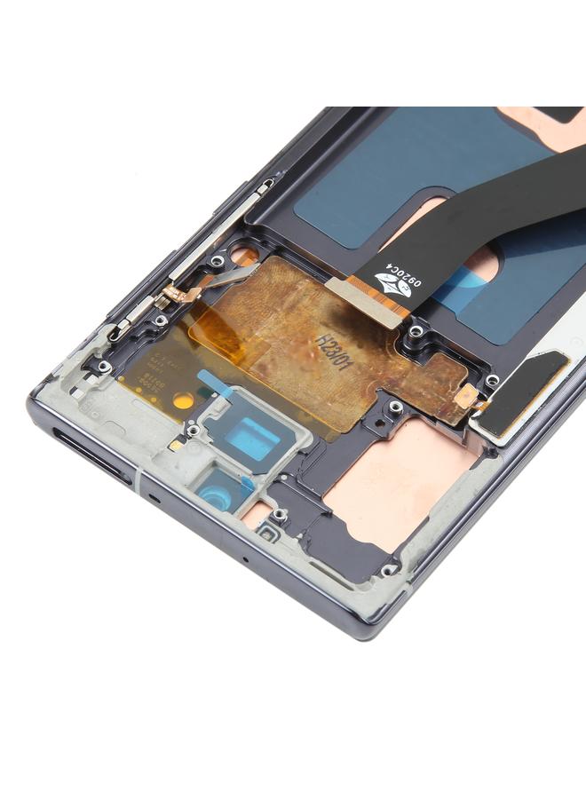 erorex Replacement TFT Material LCD Screen for Samsung Galaxy Note10 Digitizer Full Assembly With Frame/Handwriting, Not Supporting Fingerprint Identification Black - Image 3