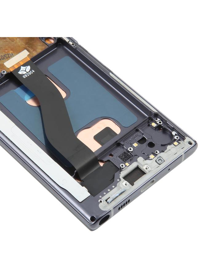 erorex Replacement TFT Material LCD Screen for Samsung Galaxy Note10 Digitizer Full Assembly With Frame/Handwriting, Not Supporting Fingerprint Identification Black - Image 4