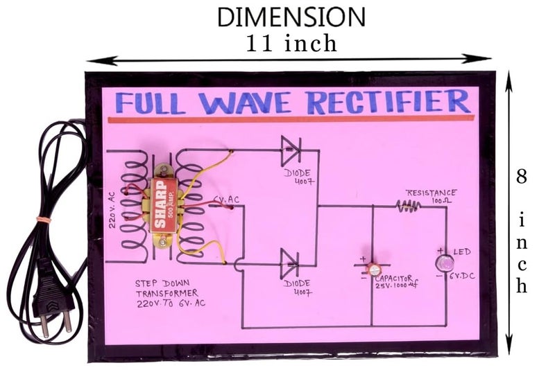 DIETURY Science Projects Full Wave Rectifier - Image 3