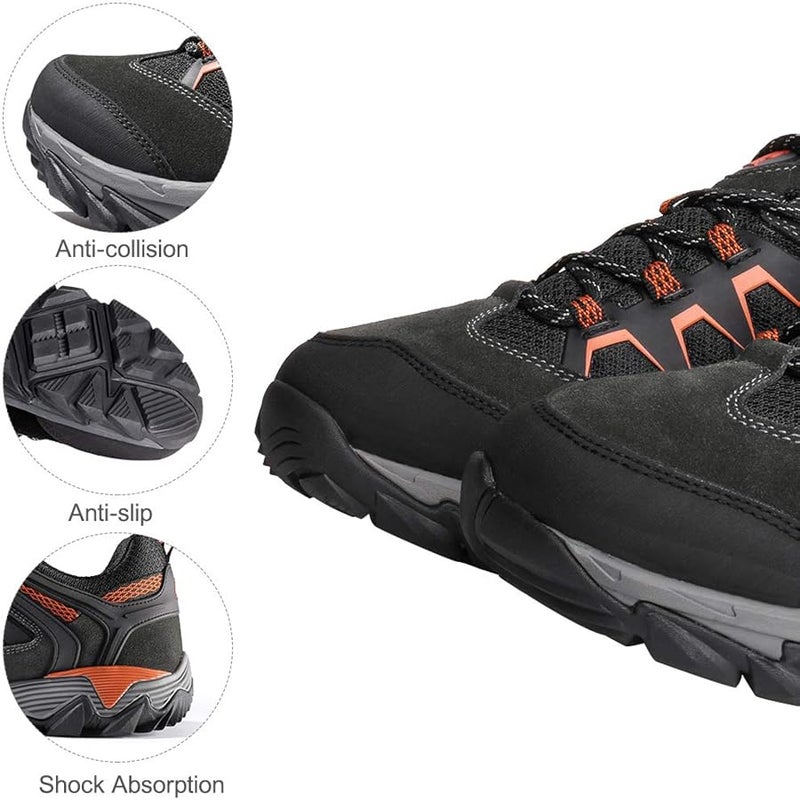 CAMEL CROWN Hiking Shoes Men Breathable Non-Slip Sneakers Lightweight Low Top for Outdoor Trailing Trekking Walking - Image 4