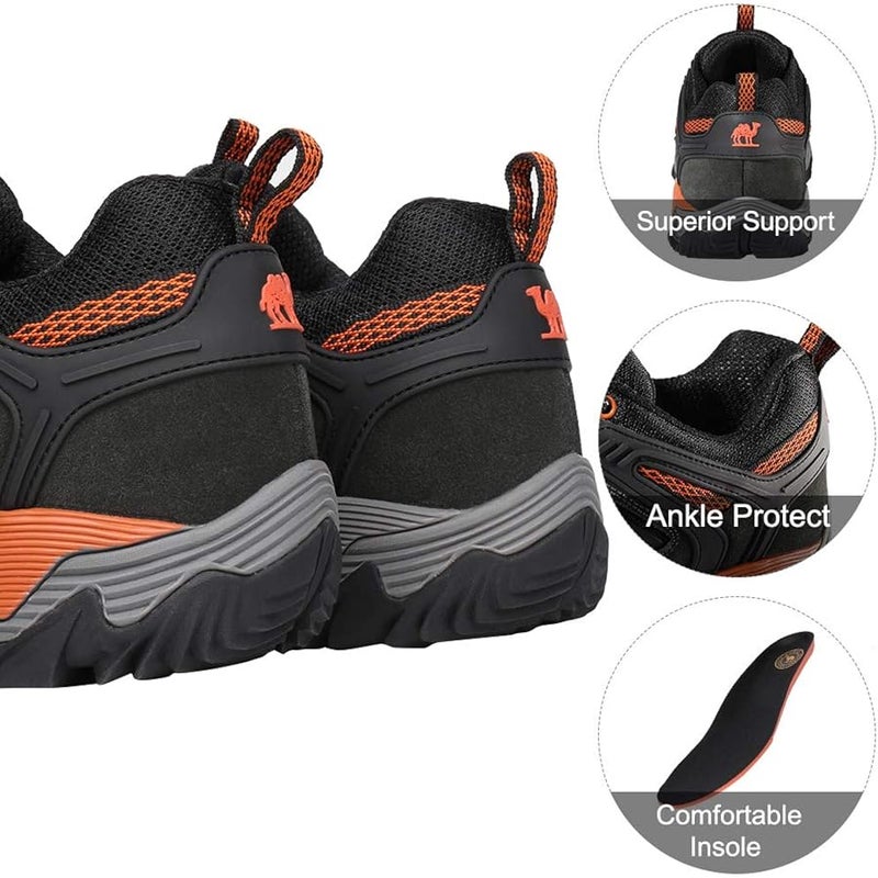 CAMEL CROWN Hiking Shoes Men Breathable Non-Slip Sneakers Lightweight Low Top for Outdoor Trailing Trekking Walking - Image 5