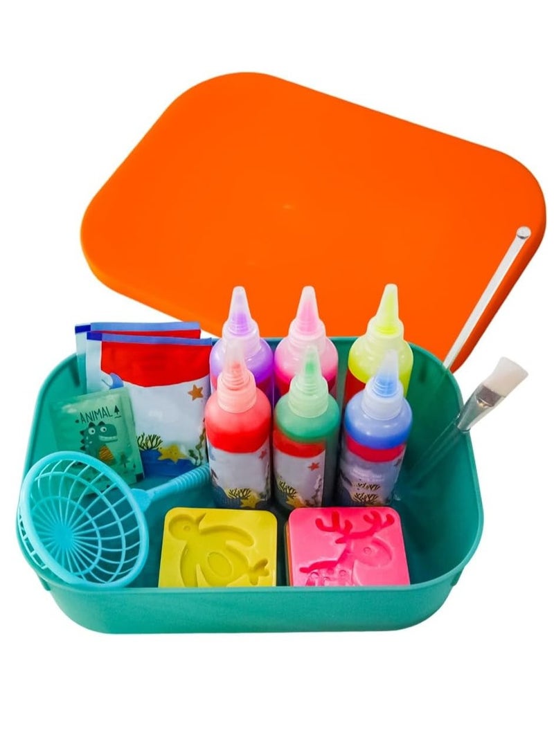 UKR 19 Pcs Magic Water Beads Kids Toys Water Spirit Elf Magic DIY Colorful Gel Art Craft Handmade Set Creative Activities for Children - Image 4