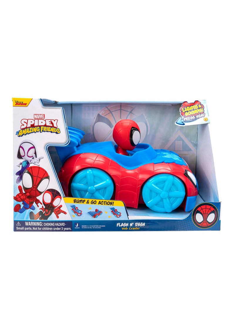 Disney Junior Spidey and His Amazing Friends Light Strike Vehicle - Image 1