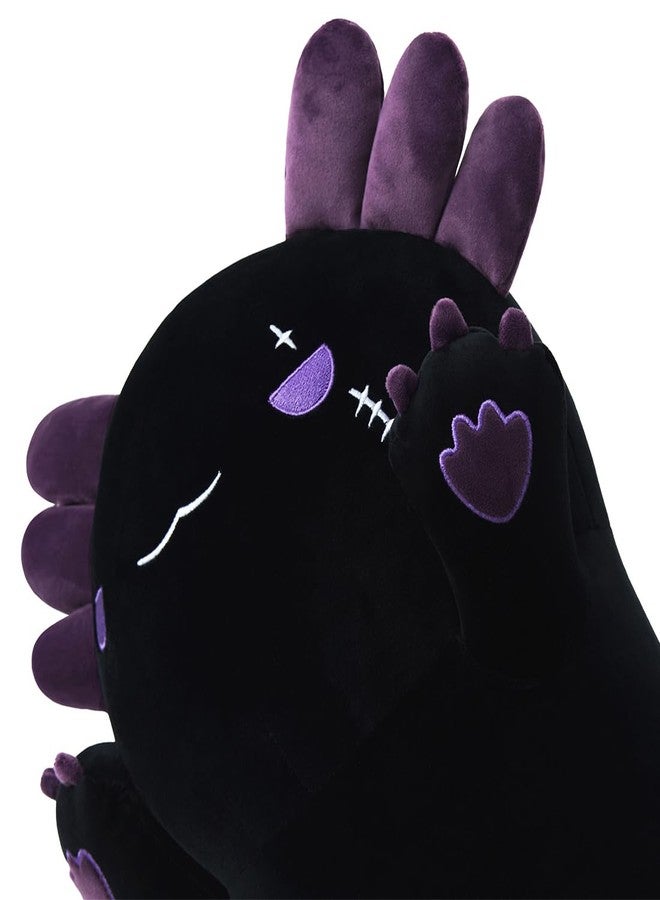 MIAOHAHA Long Plush Axolotl Toy Stuffed Animal Axolotl Plush Toy Pillow Hugging Pillow Gift for Kids and Girls(Purple,50cm/19.6in) - Image 4