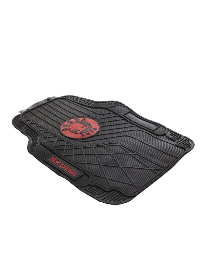 Generic Premium Quality Car Floor Mats for Skoda – Custom Fit, Heavy-Duty, Waterproof, and Durable All-Weather Protection – Easy to Clean, Anti-Slip Design for Enhanced Safety and Comfort – Perfect for Skoda Models  - Image 2