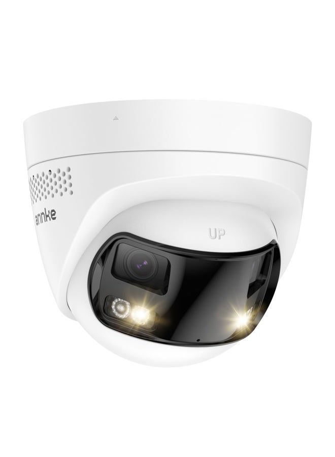 ANNKE FCD800 PoE Security Camera Outdoor with Dual Lens 180° Filed of View, 8MP IP Surveillance Camera Support Color Night Vision, Person/Vehicle Detection, Two-Way Talk, Built-in SD Card Slot - Image 1