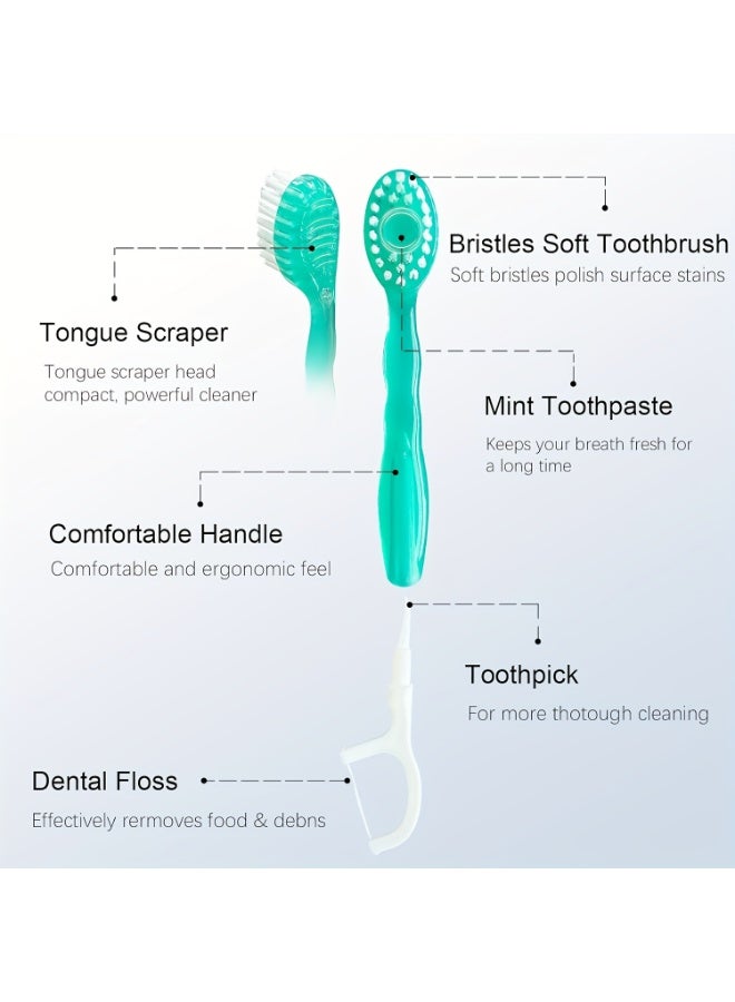 SNAIL 5 in 1 Mini Brush No Rinsing Brush On The Go Peach 10 ct - Image 5