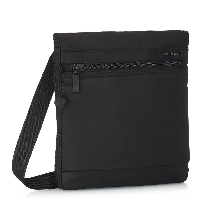 Hedgren LEONCE Crossbody Bag - RFID Protection, Zip Lock, Pen & Slip Pockets, Water-Repellent, 0.92L - Black - Image 2