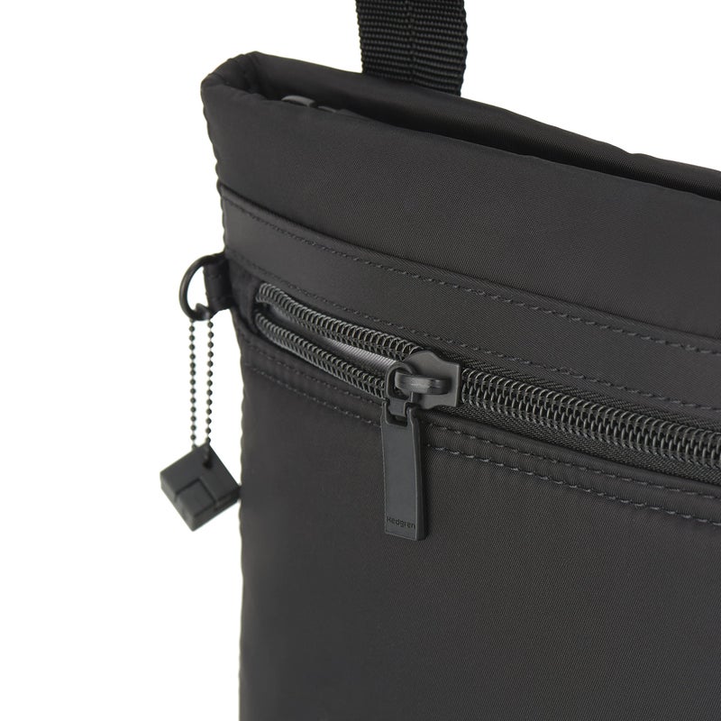 Hedgren LEONCE Crossbody Bag - RFID Protection, Zip Lock, Pen & Slip Pockets, Water-Repellent, 0.92L - Black - Image 5