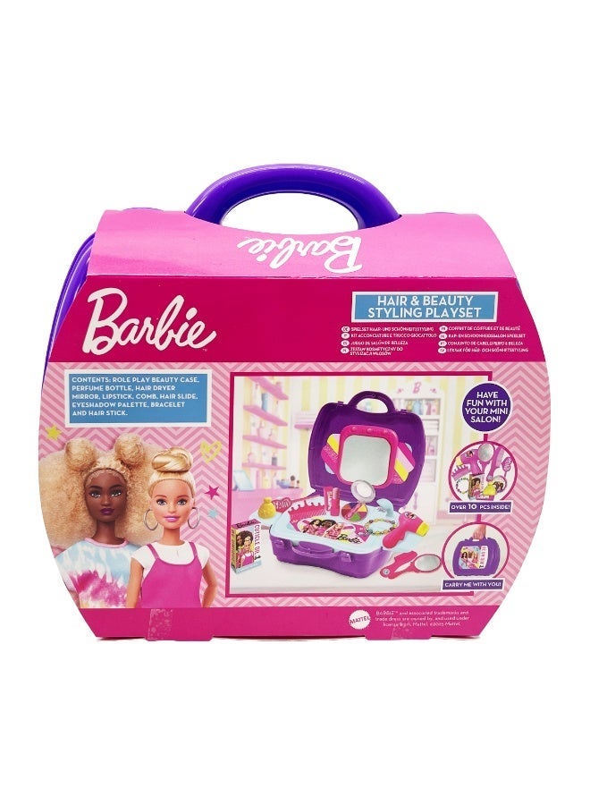 Barbie مجموعة ألعاب تصفيف الشعر والجمال باربي - Image 4