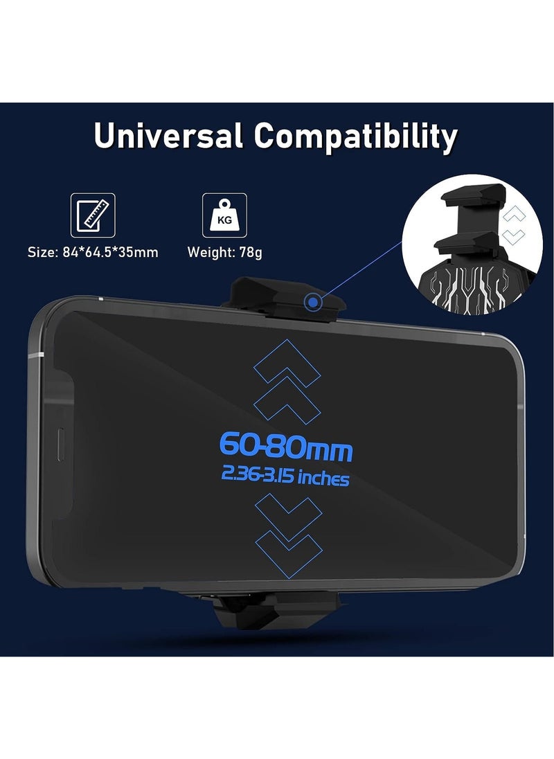 Memo - DL05 Phone Cooler, Cellphone Radiator with Dual Semi-Conductor Cooling Chip, Mobile Phones with a Width of 6 to 8 cm for Tiktok Live Streaming, Outdoor Vlog, Mobile Gaming. (Digital display) - Image 1