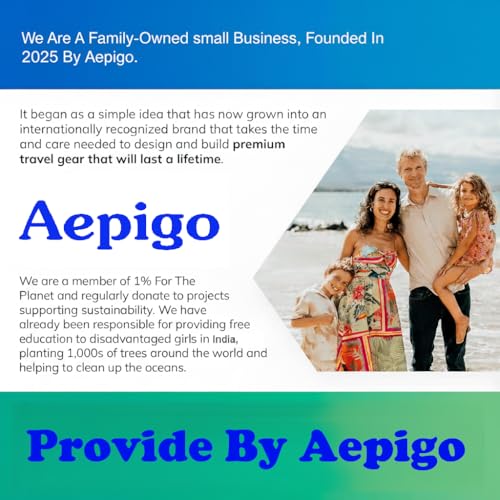 Aepigo Fabric Travel Neck Wallet with RFID Blocking Â“ Passport Holder Neck Pouch for Men and Women to Keep Documents Safe Color Grey - Image 3