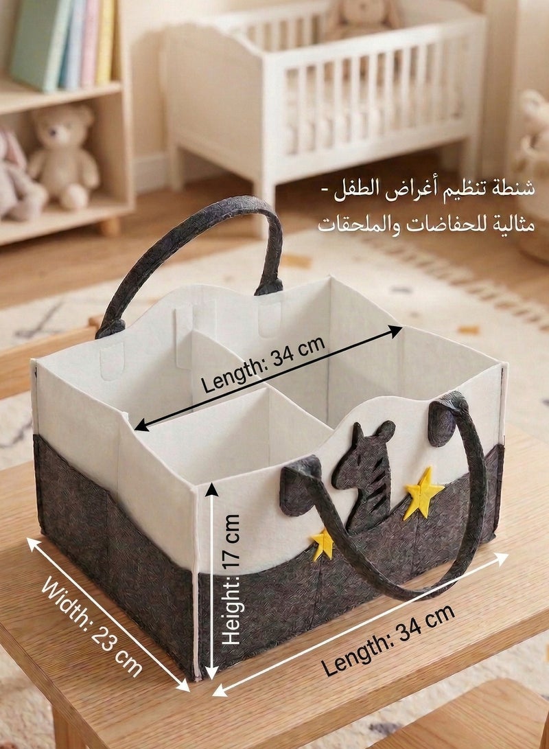 لحظة مرح حقيبة تخزين منظمة لتغيير حفاضات الأطفال - Image 4