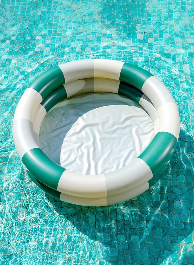 Generic Round children's inflatable swimming pool—114cm large size environmentally friendly material garden indoor dual-use floating toys parent-child interaction toys - Image 1