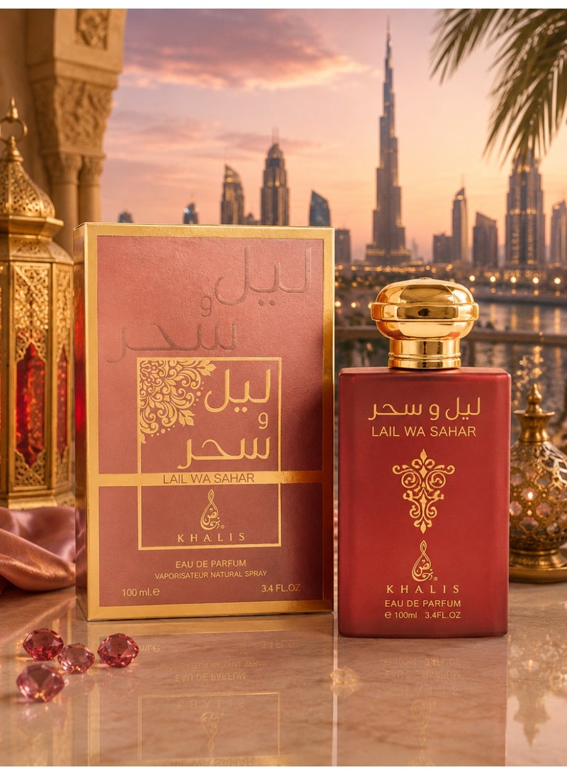 Khalis Lail Wa Sahar Perfume 100 ML - Image 2