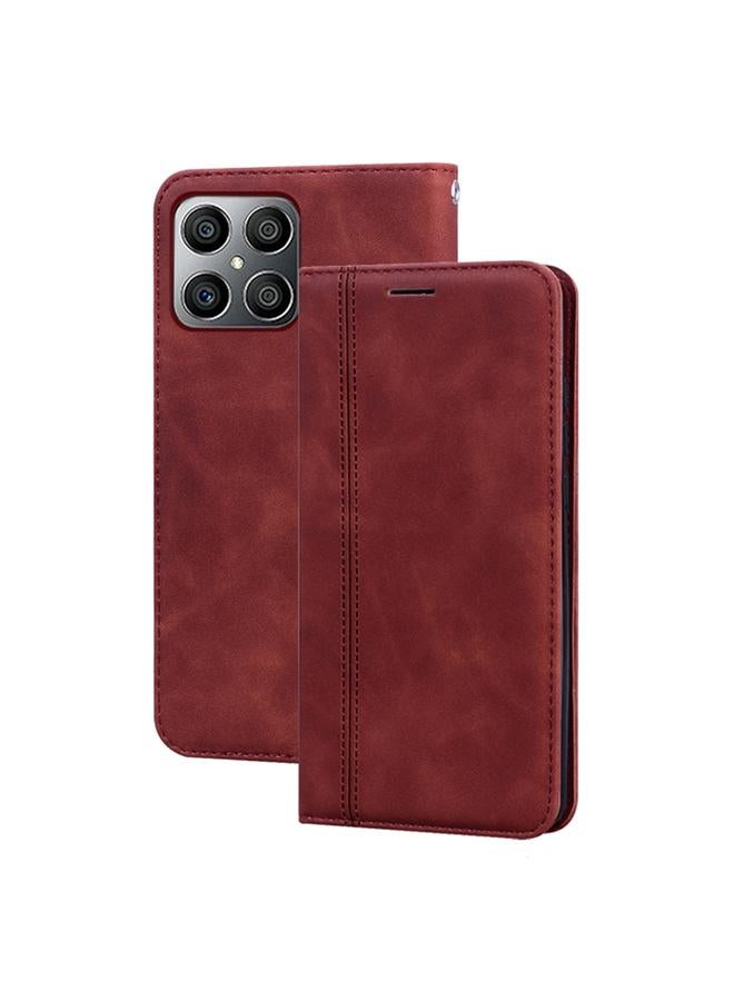 Zaboon Case For Honor X8 / X30i Frosted Business Magnetic Flip Leather Phone Case - Image 1