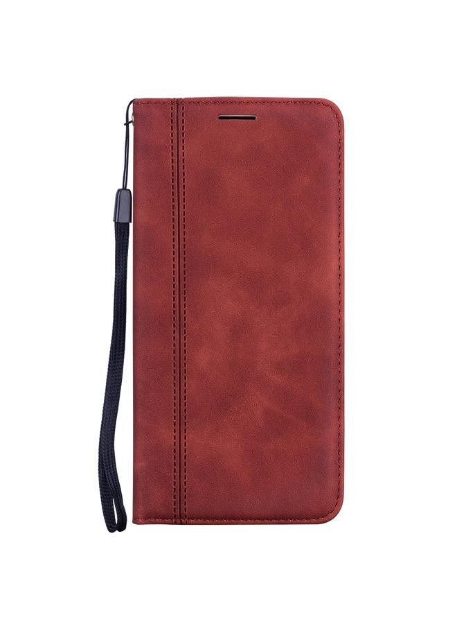 Zaboon Case For Honor X8 / X30i Frosted Business Magnetic Flip Leather Phone Case - Image 2