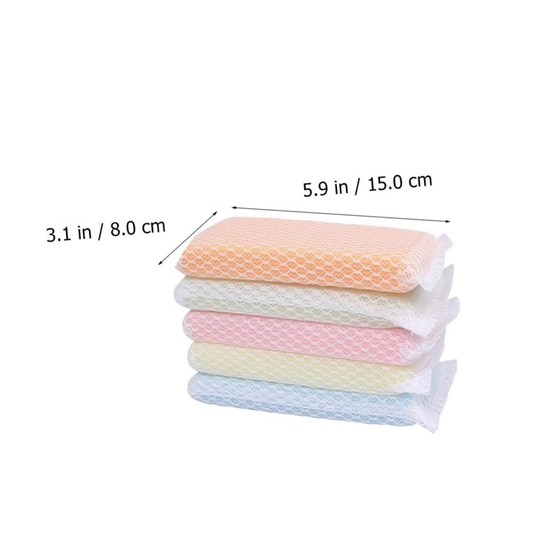 10 Pack Scouring Pad Sponge Scrubber For Dish Cleaning Random Colors - Image 4