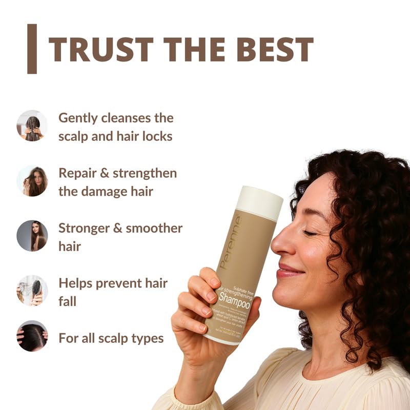 Perenne Sulphate-Free Hair Strengthening Shampoo with, Redensyl, and Onion Extract (250 ml) - Helps to Reduce Hair Fall, Promotes Hair Growth for All Hair Types - Image 3
