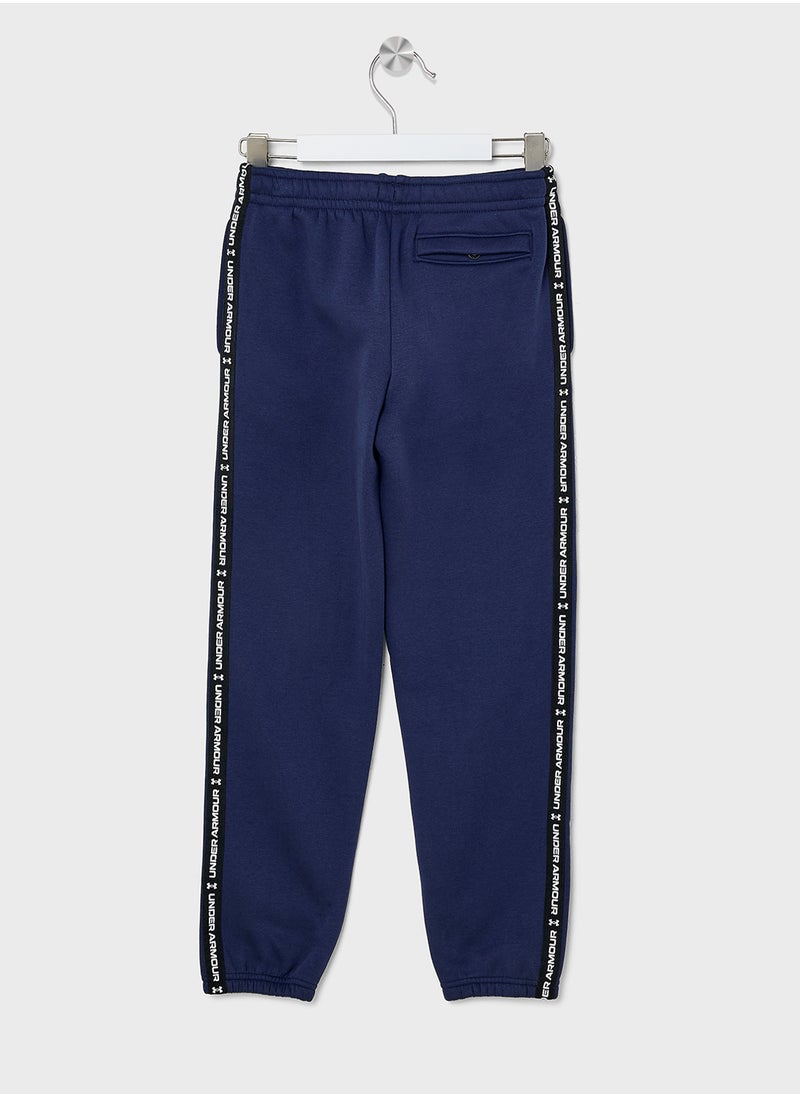 UNDER ARMOUR - Boys' UA Icon Fleece Taping Joggers - Image 1