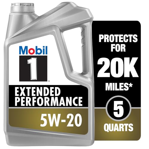 Mobil 1 Extended Performance Full Synthetic Motor Oil 5W-20, 5 Quart - Image 1