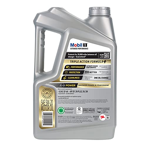 Mobil 1 Extended Performance Full Synthetic Motor Oil 5W-20, 5 Quart - Image 3