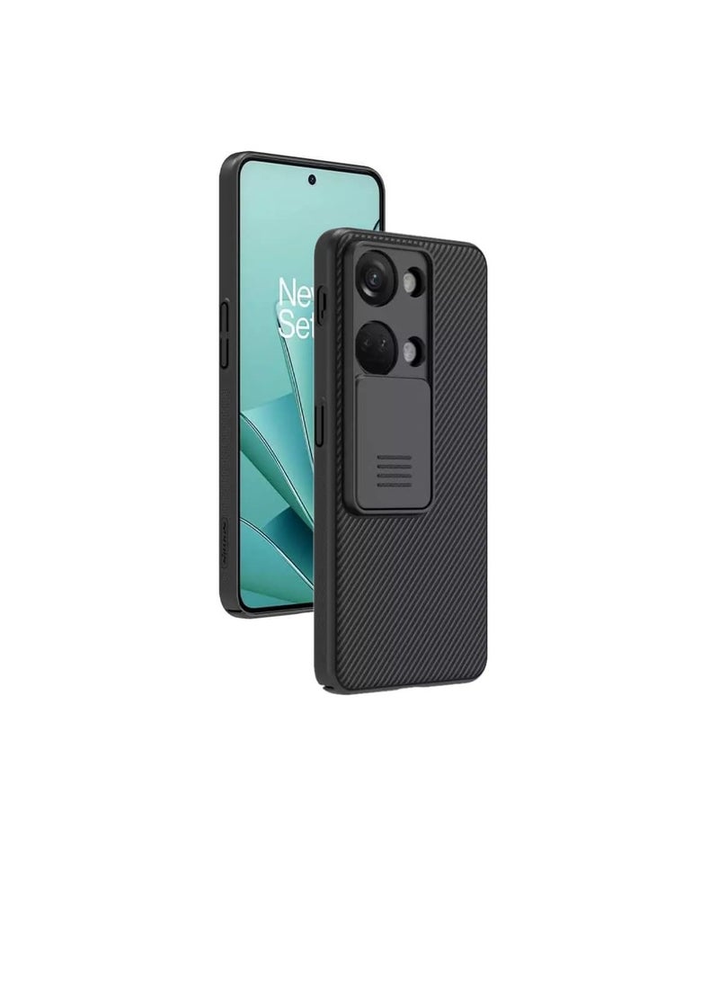 general حافظة لهاتف OnePlus Nord 3 / OnePlus Ace 2V، حافظة CamShield واقية مع واقي كاميرا، غلاف صلب رقيق للغاية مضاد للخدش باللون الأسود لهاتف OnePlus Nord 3 / Ace 2V - Image 1