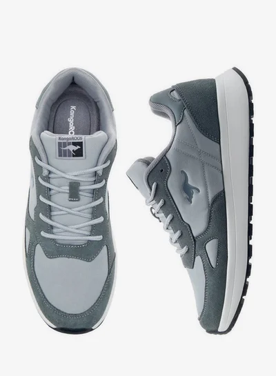 kangaROOS Men's Logo Detail Sports Shoes with Lace-Up Closure