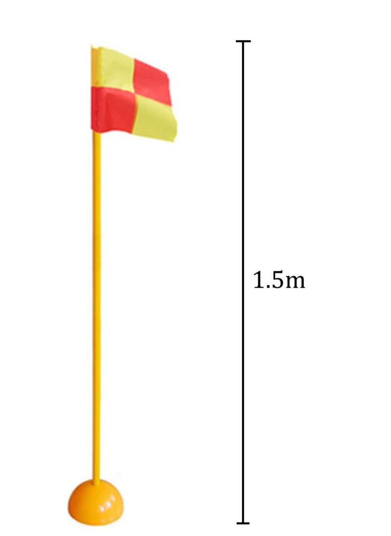 Spall Mini Flag Pole with Base – Soccer Corner Flags (1m & 1.5m)  - Image 4