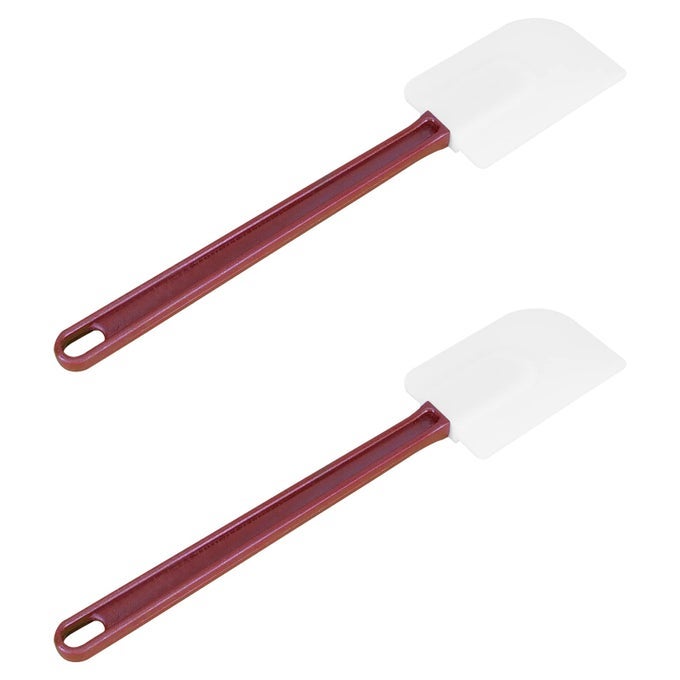 HIGH HEAT SILICONE SCRAPER SPOON COOKING SPATULA SET OF 2 2 X 95