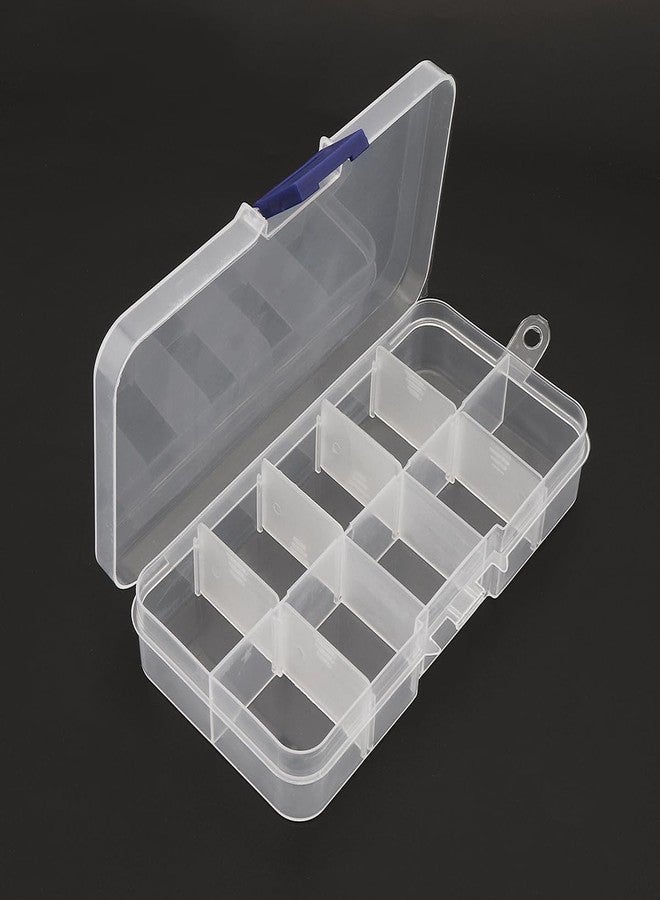 أوريغلام منظم صندوق أدوات صيد صغير من أوريجلام، مقاس 13×6.5 سم، طقم صندوق بلاستيكي صغير لتخزين أدوات صيد الأسماك مع فواصل قابلة للتعديل، صناديق تنظيم أدوات صيد الأسماك. - Image 4