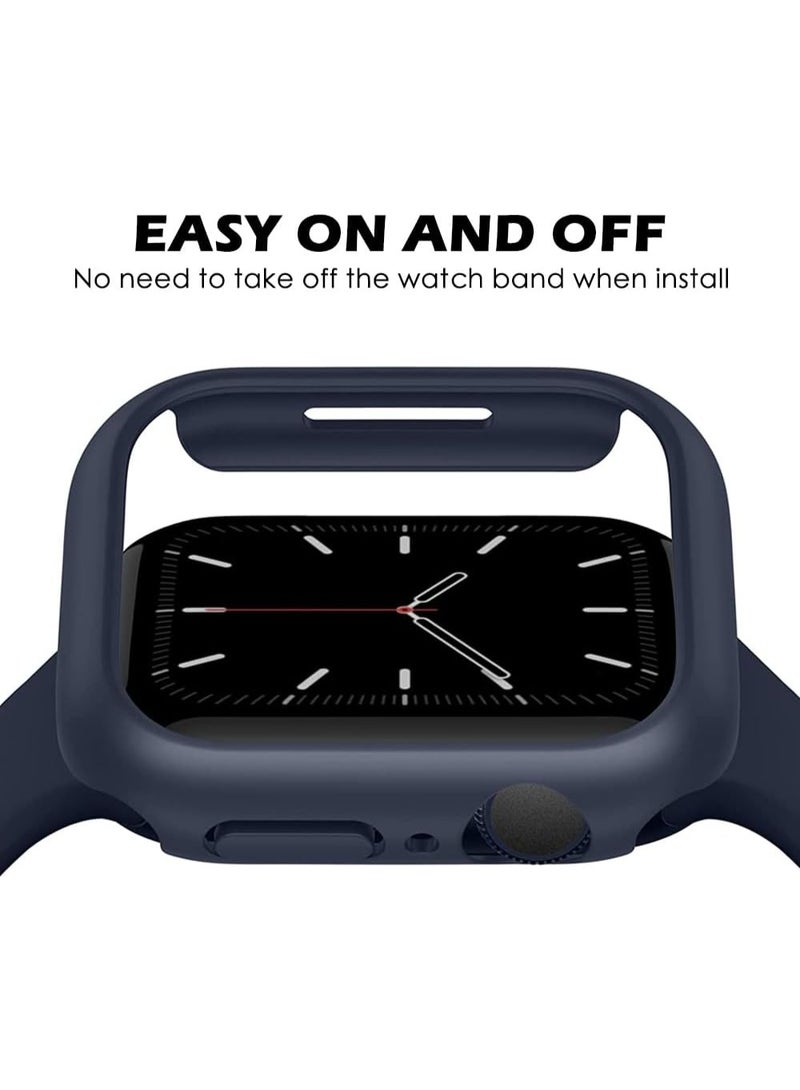 Without Screen Protector Bumper Case for Apple Watch Series 11 46mm, Thin Bumper Cover, Hard PC Protective Frame for iWatch 11 46mm (blue) - Image 2