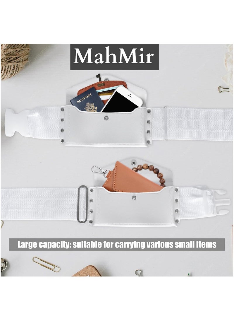 MahMir - MahMir Premium Ihram Belt for Men – Comfortable, Adjustable, White Belt for Hajj & Umrah, Unstitched, Waterproof, Follows Sunnah, Ideal for Ahram & Ehram - Image 1