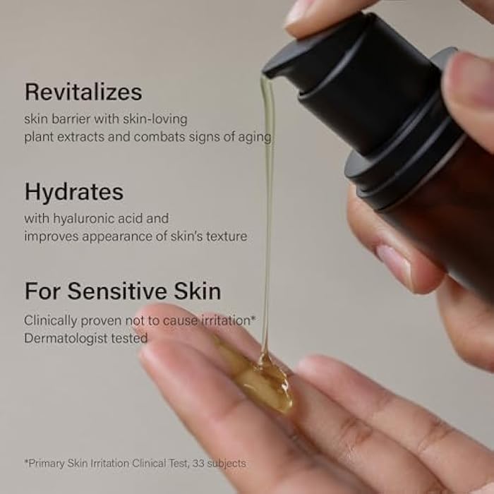 Melixir Vegan Bamboo Hydration Serum, Moisturizing Face Serum for Sensitive & Acne-Prone Skin, Hyaluronic Acid & Centella Asiatica, Improves Skin Texture & Wrinkles, Daily Korean Skincare (1.7 fl.oz.) - Image 2