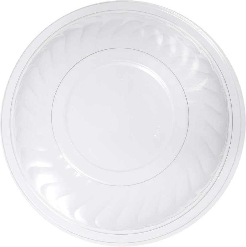 Amscan Party Tableware Clear Simple Plastic Bowl  25 Qt quarts - Image 3