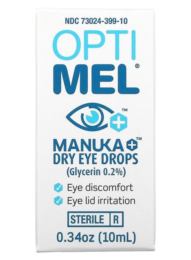 Optimel Manuka+ Dry Eye Drops 0.34 oz (10 ml) 