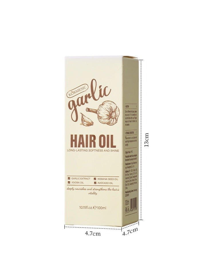 Kormesic Garlic Hair Serum - 100ml Nourishing & Repairing Hair Serum - Image 2