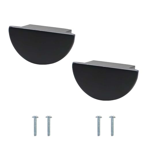 VOLO Cabinet Drawer Knob/knobs for Drawers/Drawer knobs/Handle/knobs for cabinets/Pull Handle (S-183) (Black, 4) - Image 1