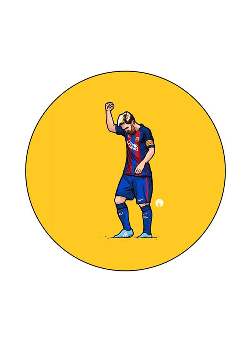 RKN Lionel Messi Printed Mouse Pad Multicolour