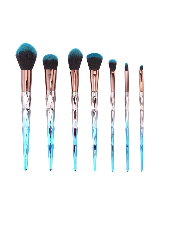 7-Piece Professional Makeup Brush Set Multicolour - Image 1
