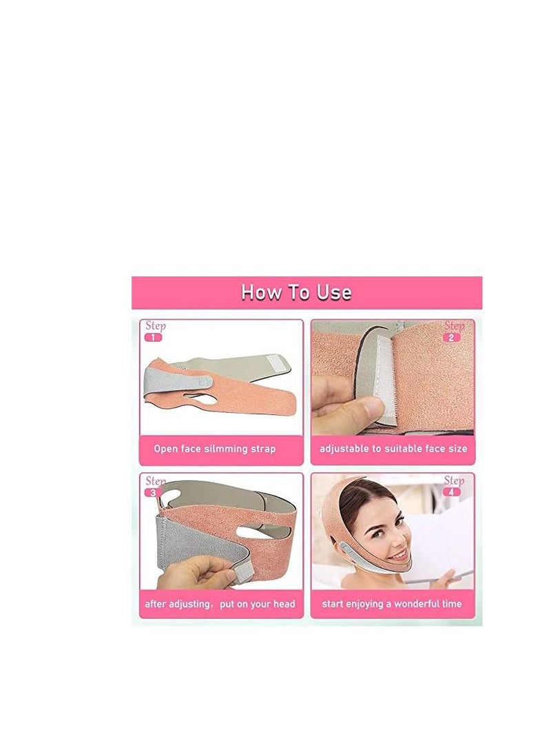 Generic Magic face corset for slimming and lifting the chin, helps to lift and tighten sagging with a wrap that fits the shape of the face  - Image 2