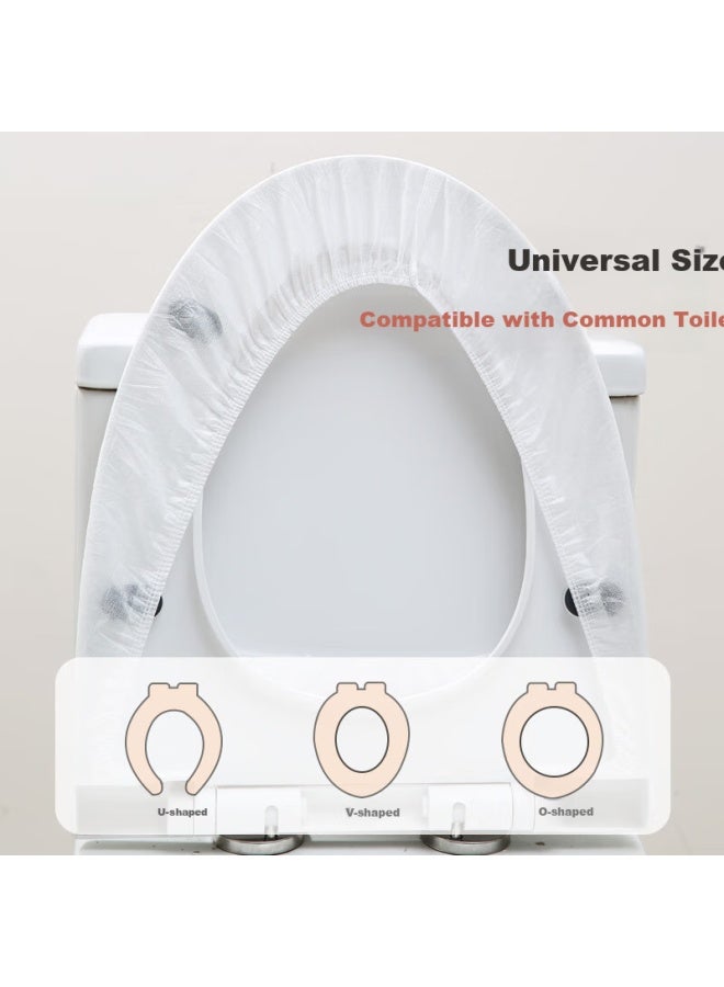 Sometimes Toilet Seat Cover With Time-Saving Full Coverage Seat Paper For Postpartum Women, Travel, Hotel - Pack Of 10 - Image 2