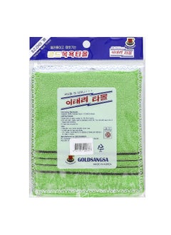 GOLDSANGSA Goldsangsa, Exfoliating Washcloth, Green, 4 Count  - Image 2
