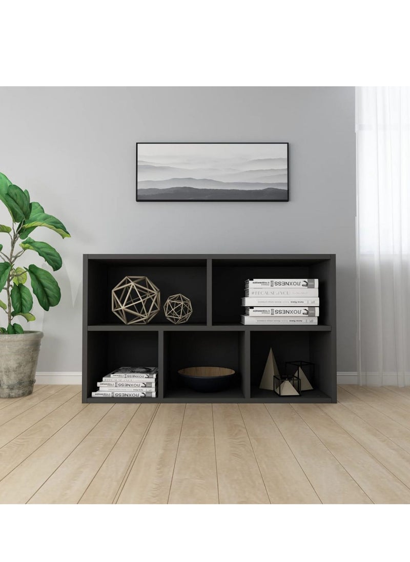 MODERN HOME Multifunctional Storage Shelf for Kid's Room and Office Organizer for Toys Books and Office Supplies Modern Design Black  - Image 2