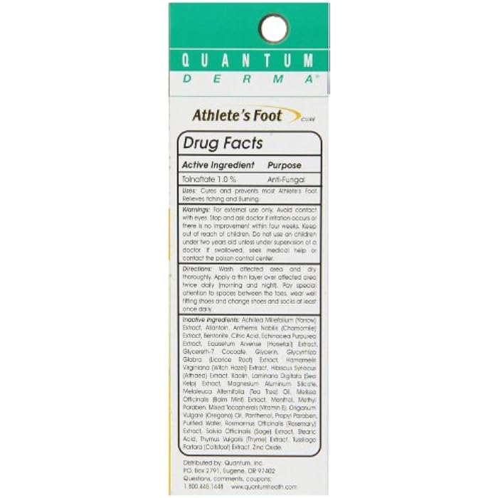 Quantum Derma, Athlete's Foot Cure, 21 Grams - Image 3