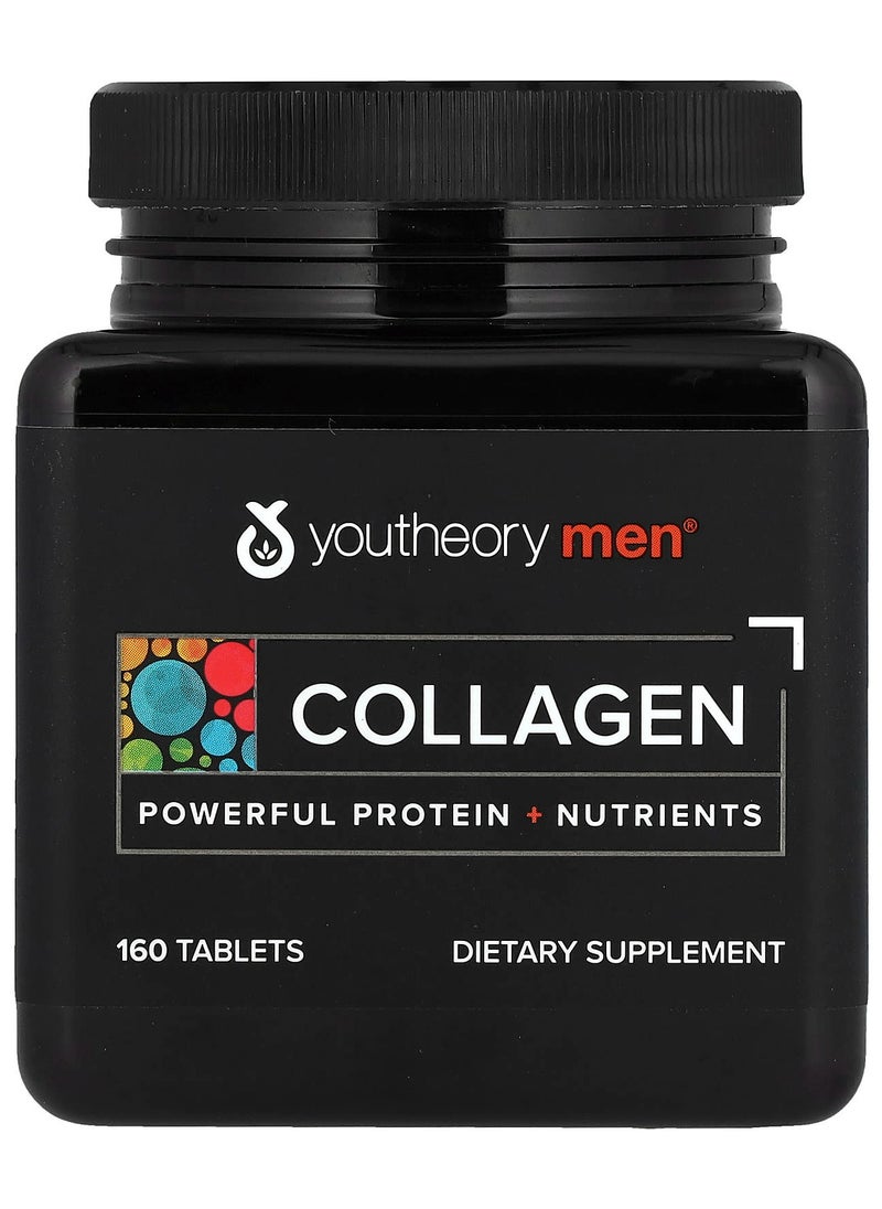 youtheory Collagen, For Men, 160 Tablets 