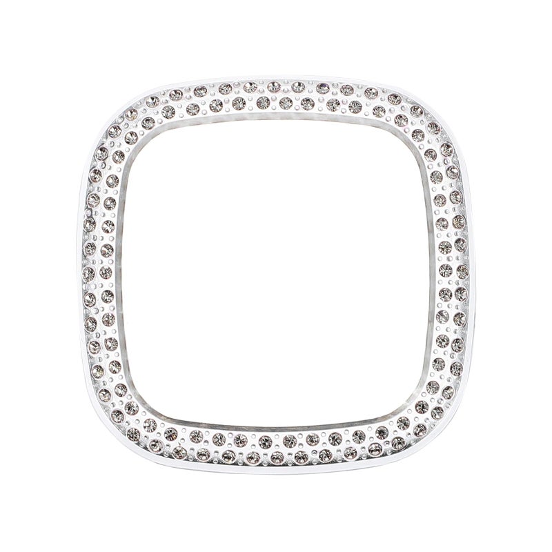 Dual Row Diamond Frame Protective Bumper Cover for Smartwatch Series 3 Sense Models - Image 2
