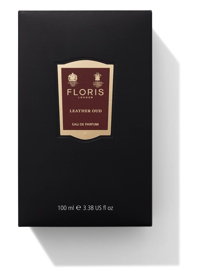 Floris London Leather Oud Eau de Parfum Spray, 3.4 Fl Oz - Image 1