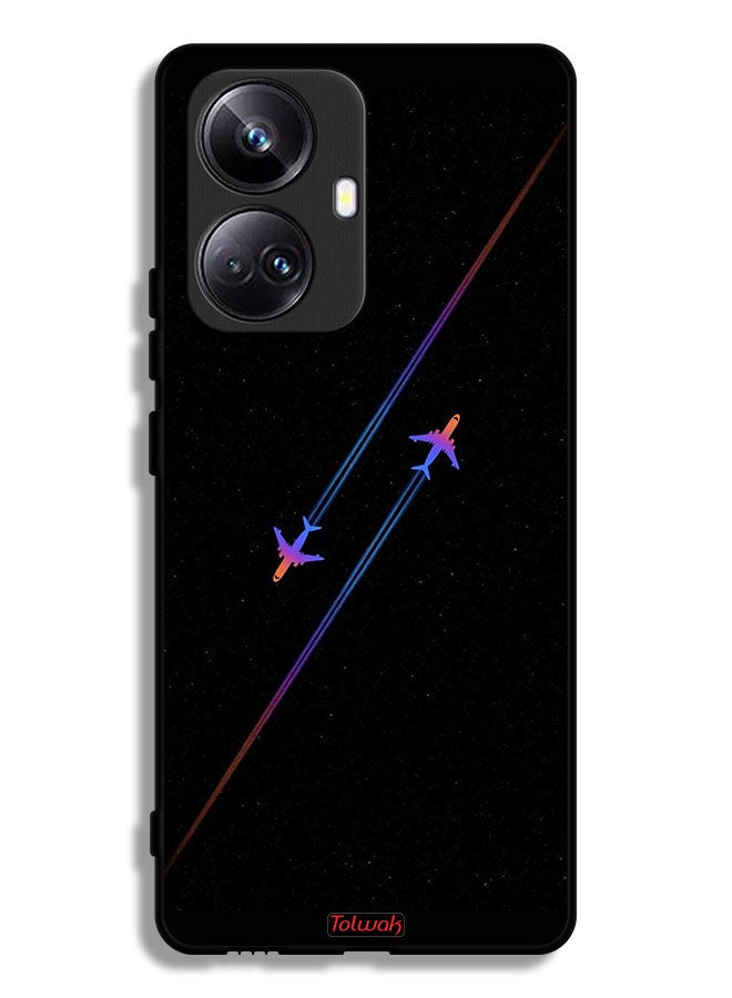 Realme 10 Pro Plus Protective Case Cover Airplanes Art