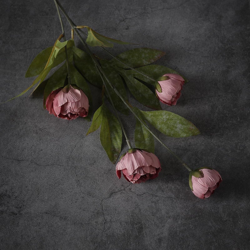 VIERENA 12 Pcs Faux Silk Peony Artificial Flowers for Vase -27", Bulk Fake Peonies Branches with Stems for DIY Bouquet Centerpieces Wedding Fillers Arrangements Shower Decorations (Warm Pink) - Image 3